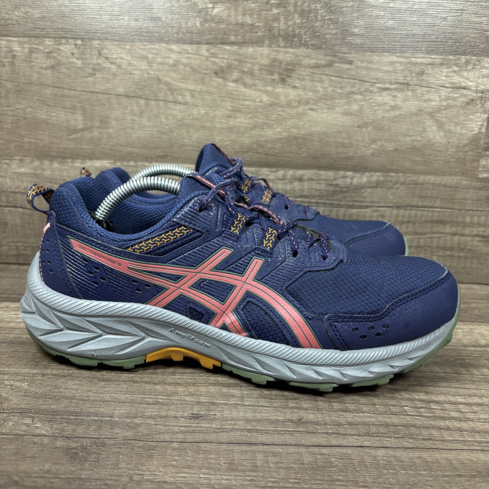 Asics Gel-Venture 9 Blue Pink Womens US Size 9 EUR 39.5 1012B314 Running Shoes